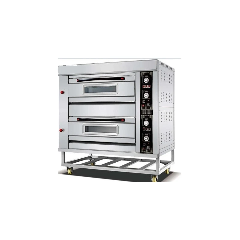 Turkish Gas Pizza Oven, Two Decks, 4 Trays with Stone Floor – Inxbt